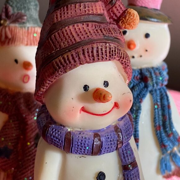 Three Adorable Holiday Snowmen - Picture 9 of 12
